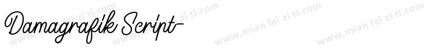 Damagrafik Script字体转换